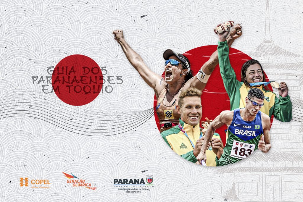 ProjeÃ§Ã£o em Curitiba homenageia atletas do ParanÃ¡ nos Jogos OlÃ­mpicos e ParalÃ­mpicos