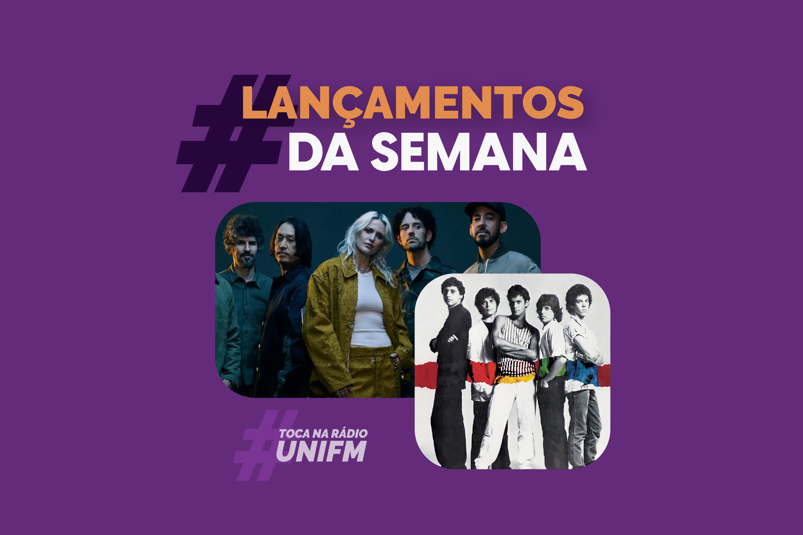 Novas músicas de Linkin Park e Barão Vermelho